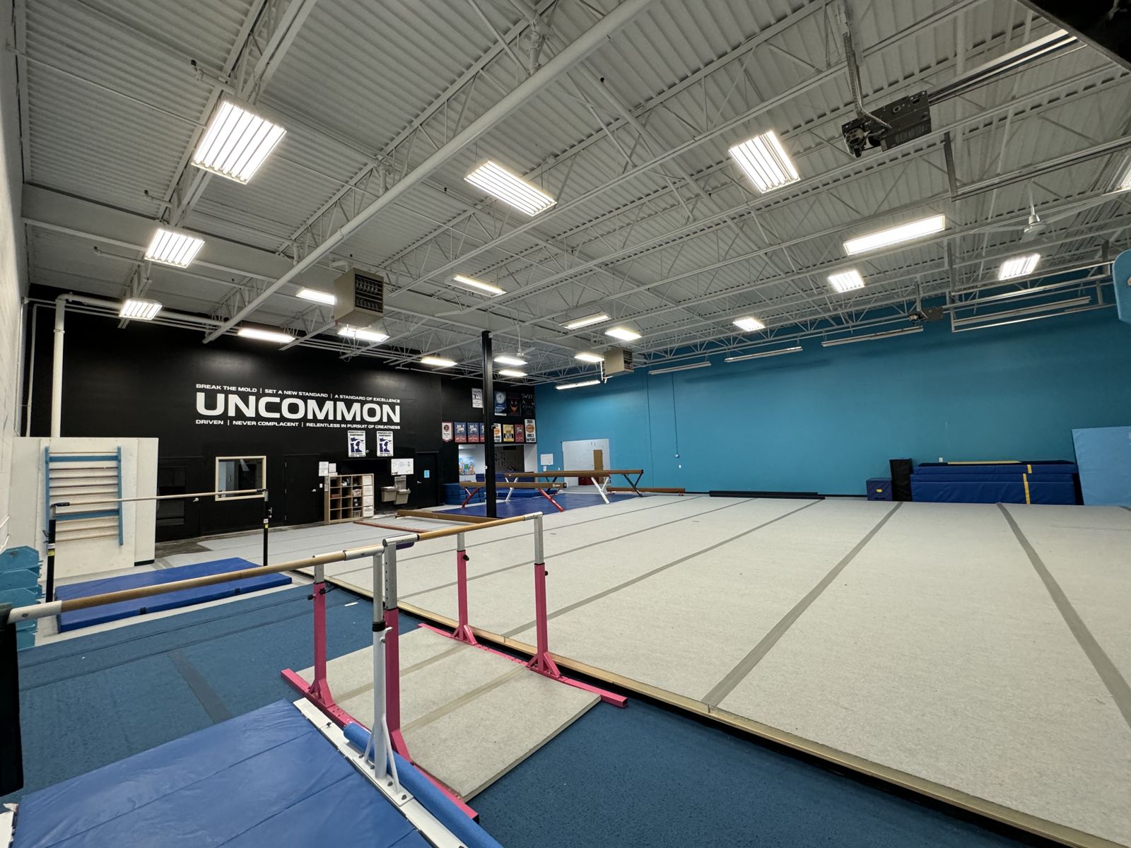 The main gym floor